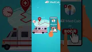 Emergency Ambulance Booking Made Easy with MedCab mobile app.