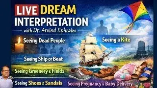 Live Dream Interpretations | Dr Arvind Ephraim.