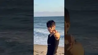 BTS Taehyung at the beach 🌊 #BTS #KimTaehyung #V #btsarmy