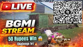 BGMI LIVE 🔥 1v1 TDM CHALLENGE ME AND WIN 50 Rupees 😱