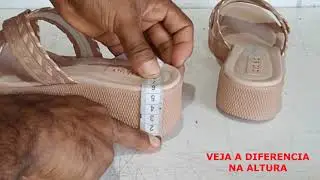 BAIXAR CORTAR E DIMINUIR SOLADO DE SANDALIA