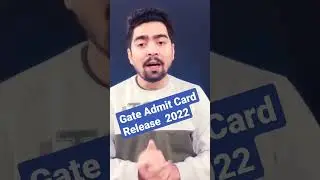 Gate admit card 2022 #gate2022 #gate2023