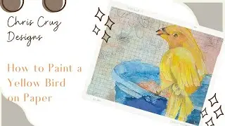 How to Paint a Yellow Bird