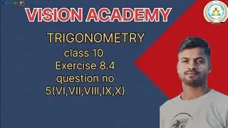 Class 10 trigonometry exercise 8.4 