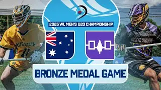 Australia v Haudenosaunee | Bronze Medal Game | 2025 World Lacrosse Men's U20 Championship