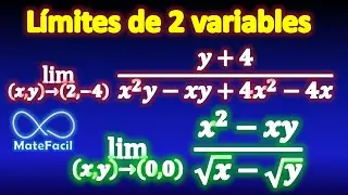 02. Límites de varias variables, FACTORIZACIÓN Y RACIONALIZACIÓN
