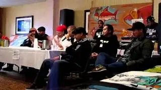 Red Dragon, DJ GoldChyld, DJ MarkLuv breakin down the Hip Hop DJ