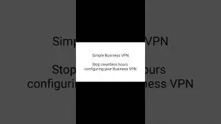 Simple Business VPN. Featured at RJO Ventures, Inc. (Request a Demo or Start Now)