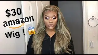 HAIR + MAKEUP TUTORIAL| PERSEPHONE ASH BLONDE SYNTHETIC LACE FRONT WIG