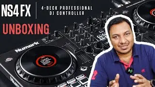 Numark NS4FX Professional 4 Deck DJ Controller Unboxing Tamil DJ Video