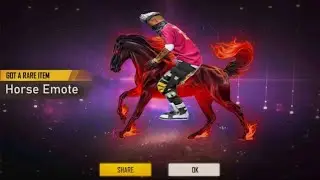 New Horse Emote || Free Fire||  Free For All😳😳😳😳