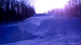 Jared snowboarding