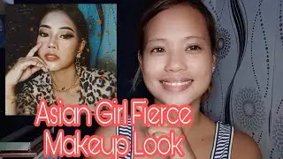 Asian Girl Fierce Makeup Look