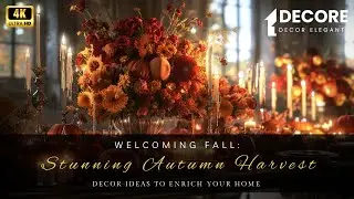 Welcoming Fall: Stunning Autumn Harvest Decor Ideas to Enrich Your Home