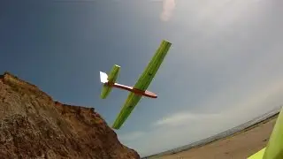 Tracuer Cliff soaring from the beach, Isle of Wight May 31st 2015