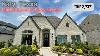 Perry Homes | 2737 кв. футов | 4 спальни | 3 ванные комнаты | Кэти, Техас | Поселок Элисон | Экскурсия по модельному дому | одноэтажный дом
