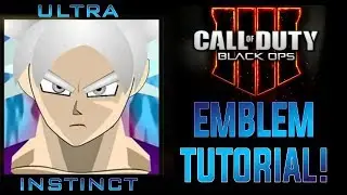 Black Ops 4 Goku Ultra Instinct Emblem Tutorial
