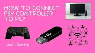 How To Connect PS4 Controller To PC |Learn Tech Gaming|
