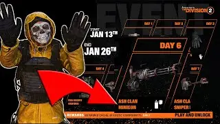 *DO THIS NOW* How to Get the Ash Minigun - The Division 2: Avatar Event Day 6 & Headshot Build