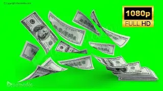Falling Money 4k Green Screen Free Chroma Background Video Effects