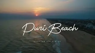Puri sea beach | Drone shots | 4K