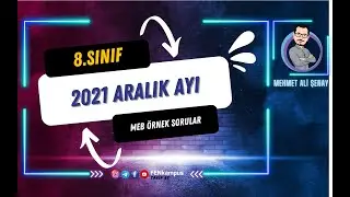 2021 Aralık Ayı Örnek Sorular 2021-2022  Fen Bilimleri Sorularının Detaylı Çözümleri