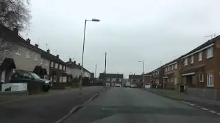 Driving On Tudor Way, Drake Avenue, Oldbury Road & Henwick Road, Worcester, UK 26th February 2013