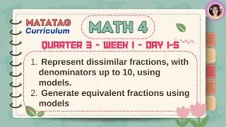 Matatag Math 4 Quarter 3 Week 1 Day 1-5