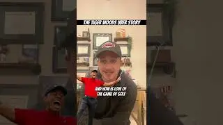 The TIGER WOODS Uber story! #golf #shorts #short #viral #trending #goat #youtubeshorts #youtube