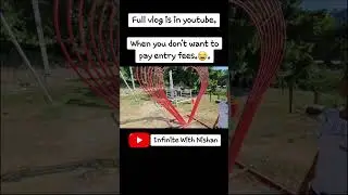 Ninja techniques to avoid entry fees 😂 || #shorts