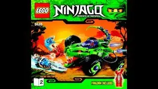 LEGO NinjaGo 9445 Fangpyre Truck Ambush . Инструкция по сборке .