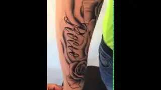 media manga de rosas tattoo by roberto tattoos