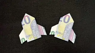 Geldscheine falten für Geldgeschenke 🚀 Rakete 🚀 einfach Geld falten zum Geburtstag & Hochzeit