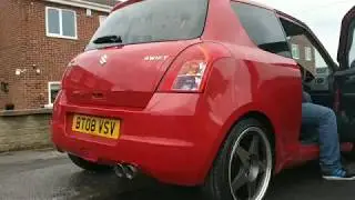 LOUD Suzuki Swift w/ Tony Banks Exhaust - Revs