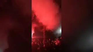 Aremania celebrates after Arema FC was ranked 1st in the Indonesian league
