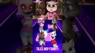 Talking Tom 🆚 Talking Angela 🆚 Talking Tom Exe 🆚 Talking Angela Exe ▶️ Coffin Dance | Tiles Hop #114