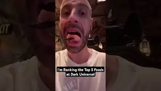 I'm Ranking the Top 5 Foods at Dark Universe!🏆🍣 #Shorts