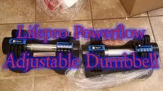 Lifepro Powerflow Adjustable Dumbbell Unboxing and Overview - Fitness