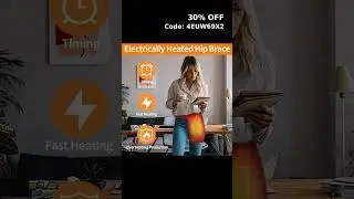 Hip Heating Pad, Electric Heated Hip Brace for Men Women, Arthritis/Thigh/Buttock Electric Heat&hellip;