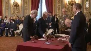 Giuramento del Governo Letta al Quirinale - 28/04/2013