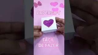 Como Fazer Caixinha de Presente Simples e F&aacute;cil #diy2025
