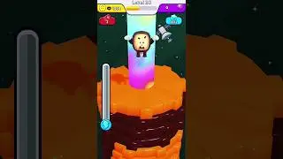 Drop Stack Ball Lv 36 One Touch  Game Over