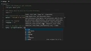 Text to speech using Python