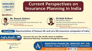 📣PRESENTATION on 'Current Perspectives on Insurance Planning in India'📣