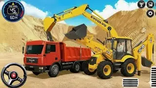 City Road Construction Simulator 3D 🚧 | Heavy Excavator & Truck (Android Gameplay)