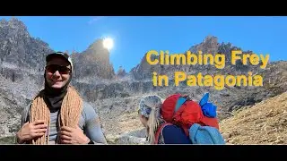 Climbing Frey near San Carlos de Bariloche, Patagonia