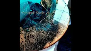 Underwater Ocean Resin Epoxy Pour (timelapse) Slowed down a bit more