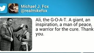 Celebrities pay tribute to Muhammad Ali