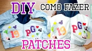 DIY - COMO FAZER PATCHES por Prih Gomes