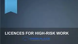 Licences For High Risk Work | Workplace Training Centre